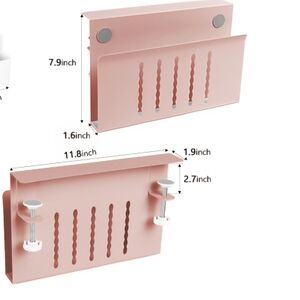 New Pink Desk Organizer with Tension Screws
